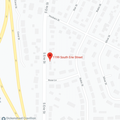1199 S. Erie Street Map