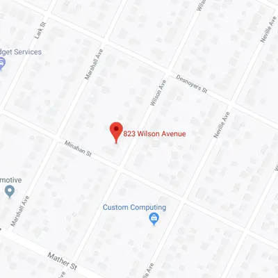 823 Wilson Avenue Map